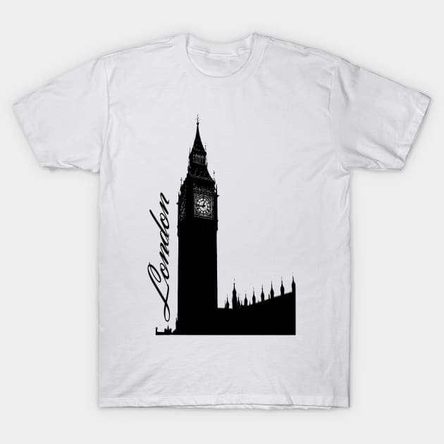 London -  attraction silhouette T-Shirt by momo1978